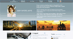 Desktop Screenshot of amymyersjaffe.com